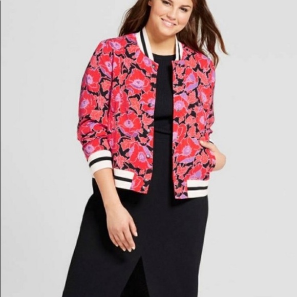 floral varsity jacket